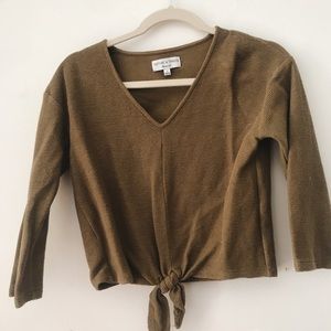 Madewell Hunter Green Blouse